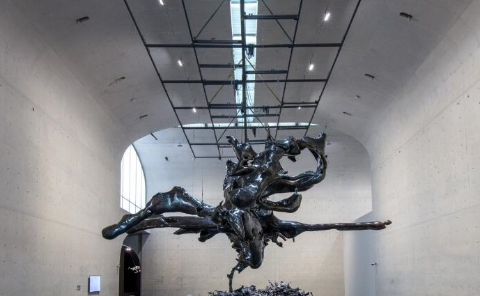 上海展出3D打印的超大型雕塑