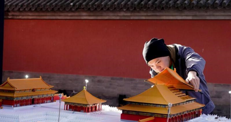 故宫博物院数字文化艺术展 3D打印宫殿模型亮相