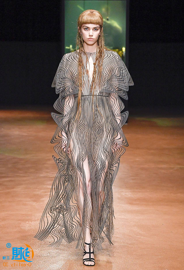 范冰冰穿3D打印裙惊艳全场  3D打印服装或将引领时尚潮流