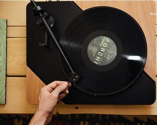 意大利设计公司3D打印Logigram唱片机唱盘