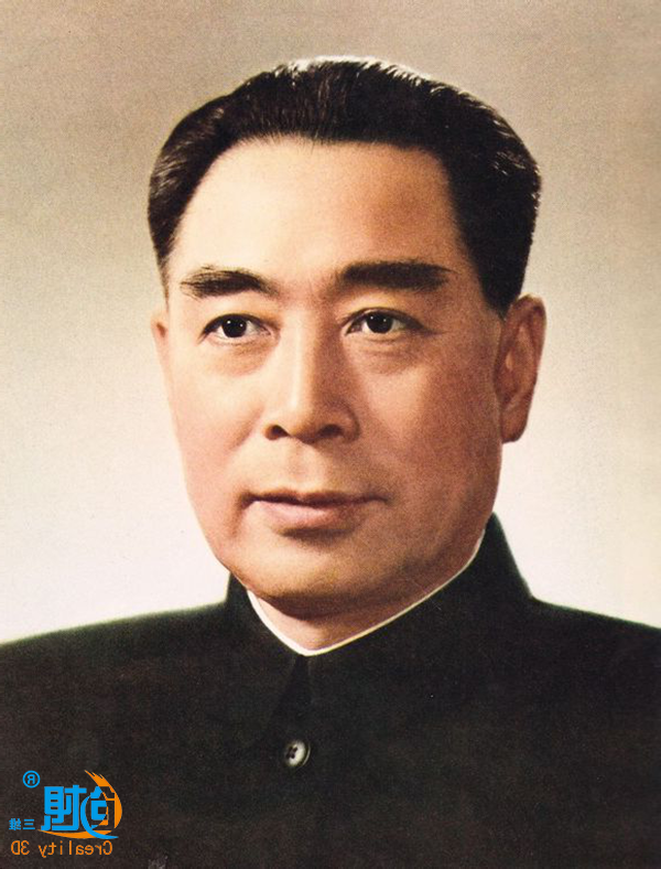 创想三维
：这张3D打印浮雕照片 献给我们敬爱的周总理