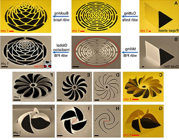 中国剪纸艺术启发纳米级3D打印研究