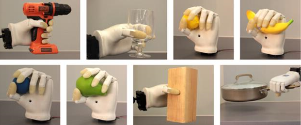 给3D打印假手装上摄像头  智能抓取85.2％的家用物体
