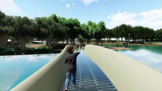 3d打印桥效果图