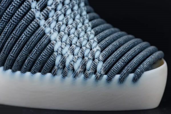 3D打印鞋底与编织部分连接处细节