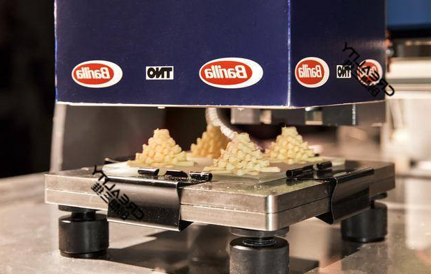 3D打印机进行食品的定制