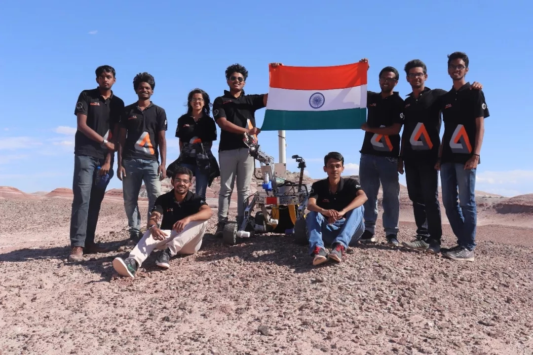 3D打印机器人团队合照